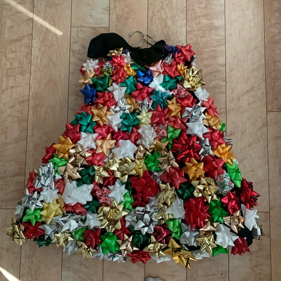 christmas bow dress